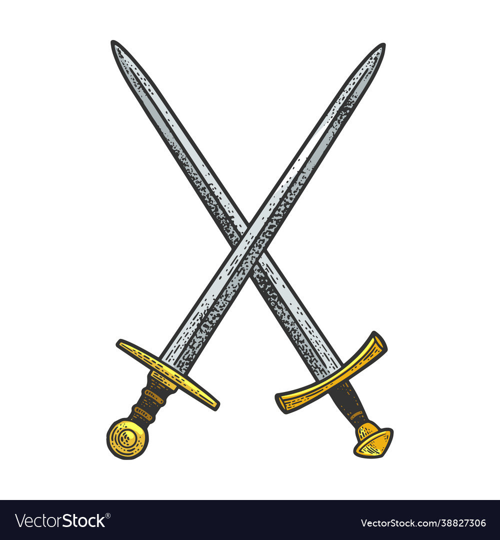 3,600+ Crossed Swords Stock Illustrations, Royalty-Free Vector