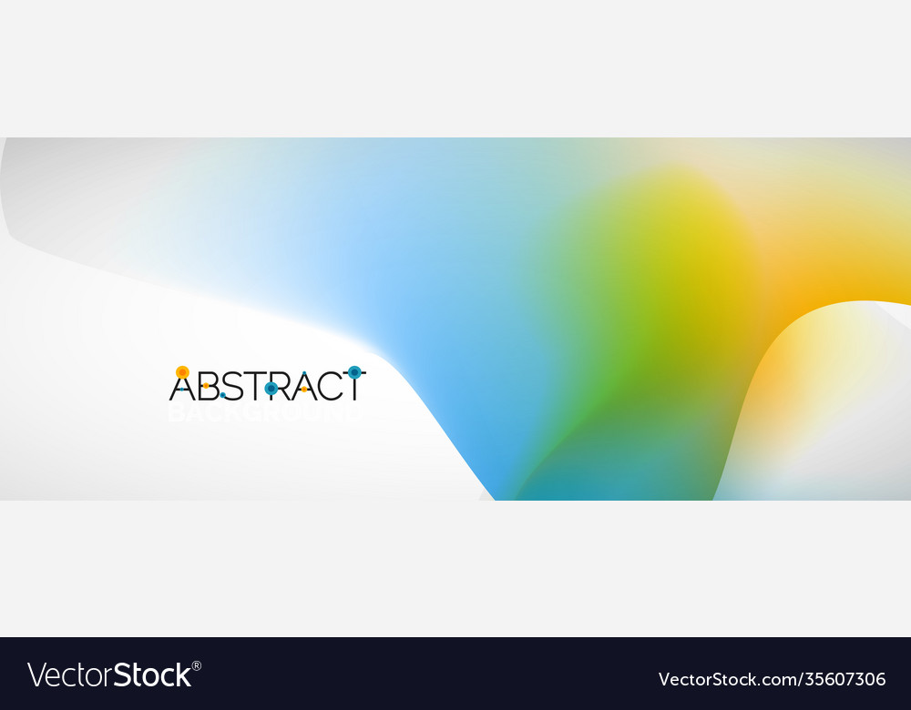 Fluid color gradient abstract background trendy Vector Image Fluid color gradient abstract background trendy