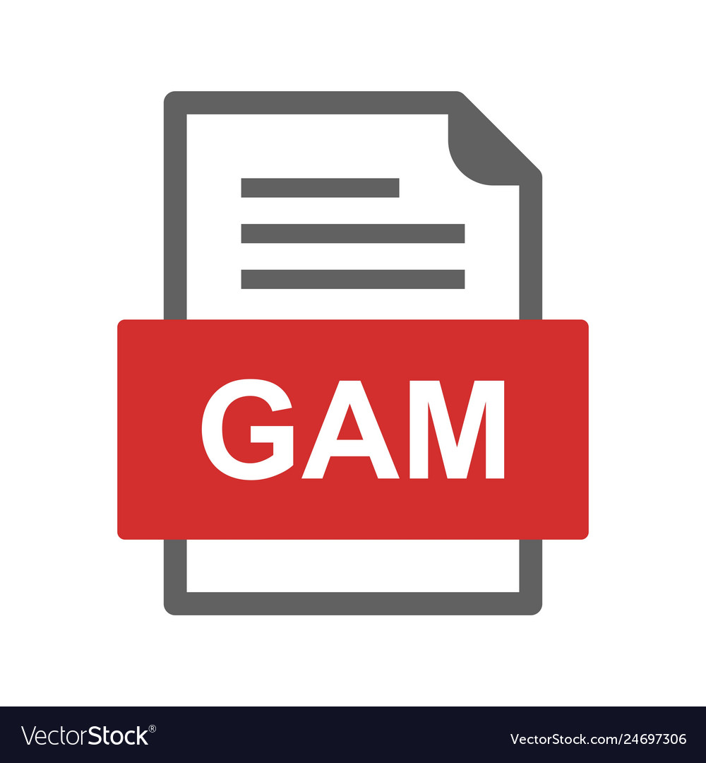 Gam file document icon