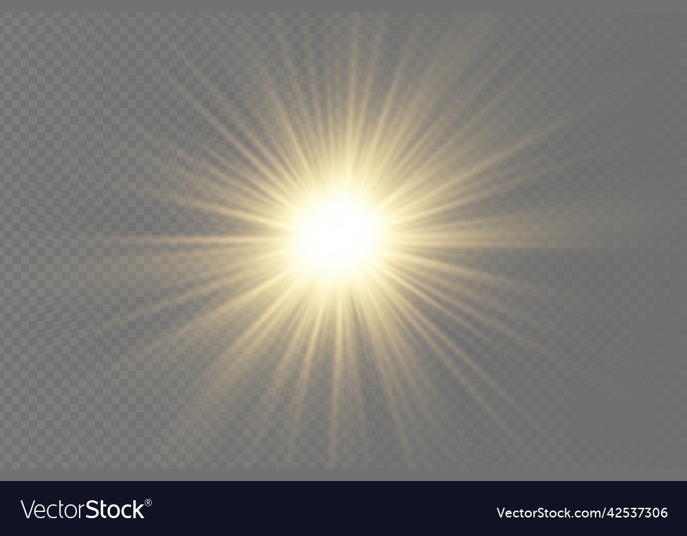 Glow hell Licht Stern gelb Sonnenstrahlen Sonnenschein