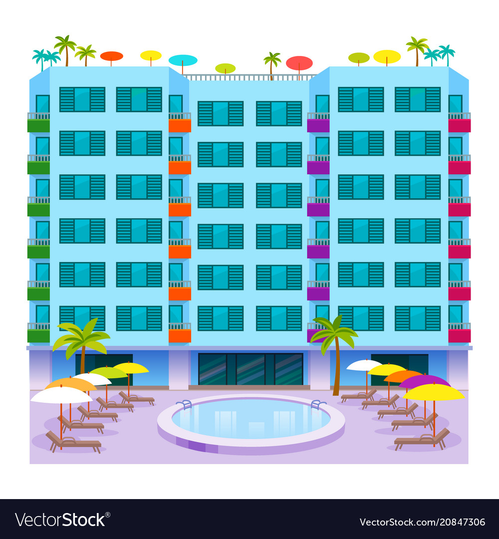Modern City Buildings & Hotels
