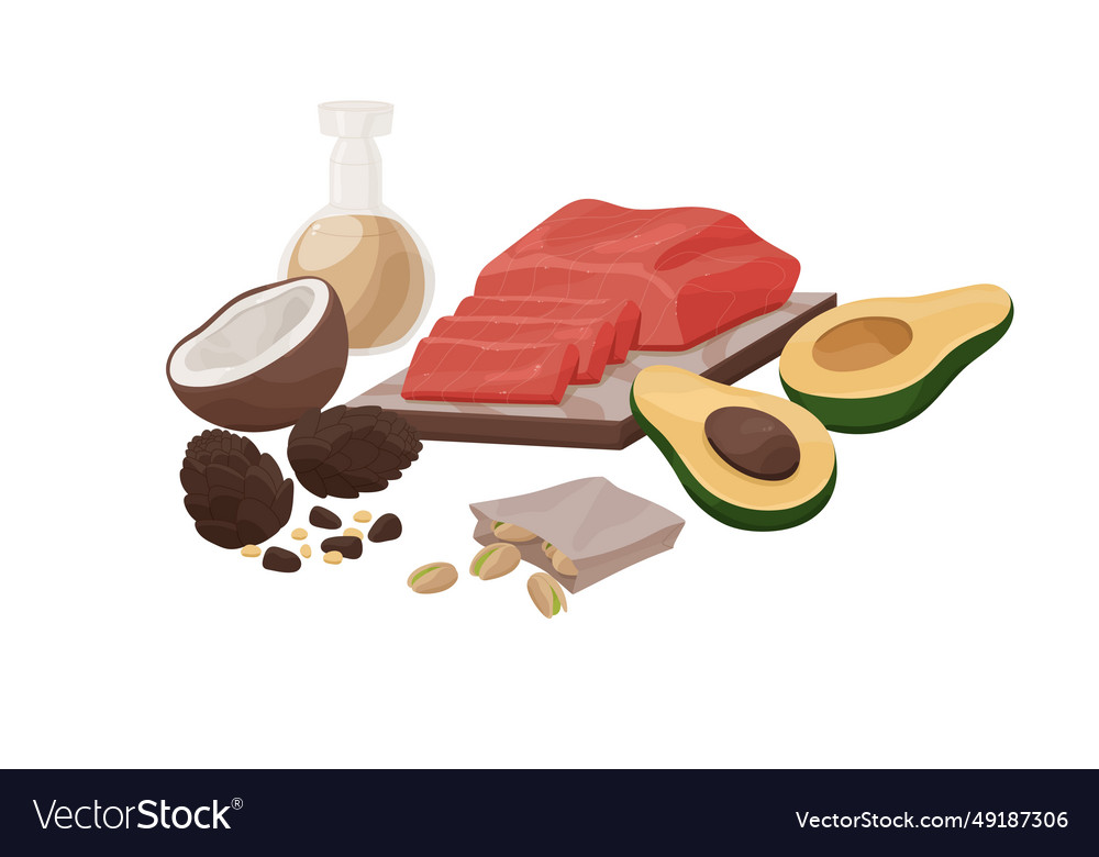 Richtige Ernährung gesunde Lebensmittel gesund essen vector image Richtige Ernährung gesunde Lebensmittel gesund essen