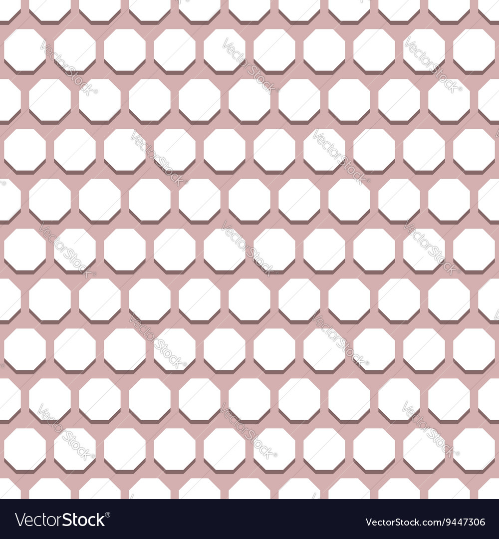 Seamless abstract pattern with octagons