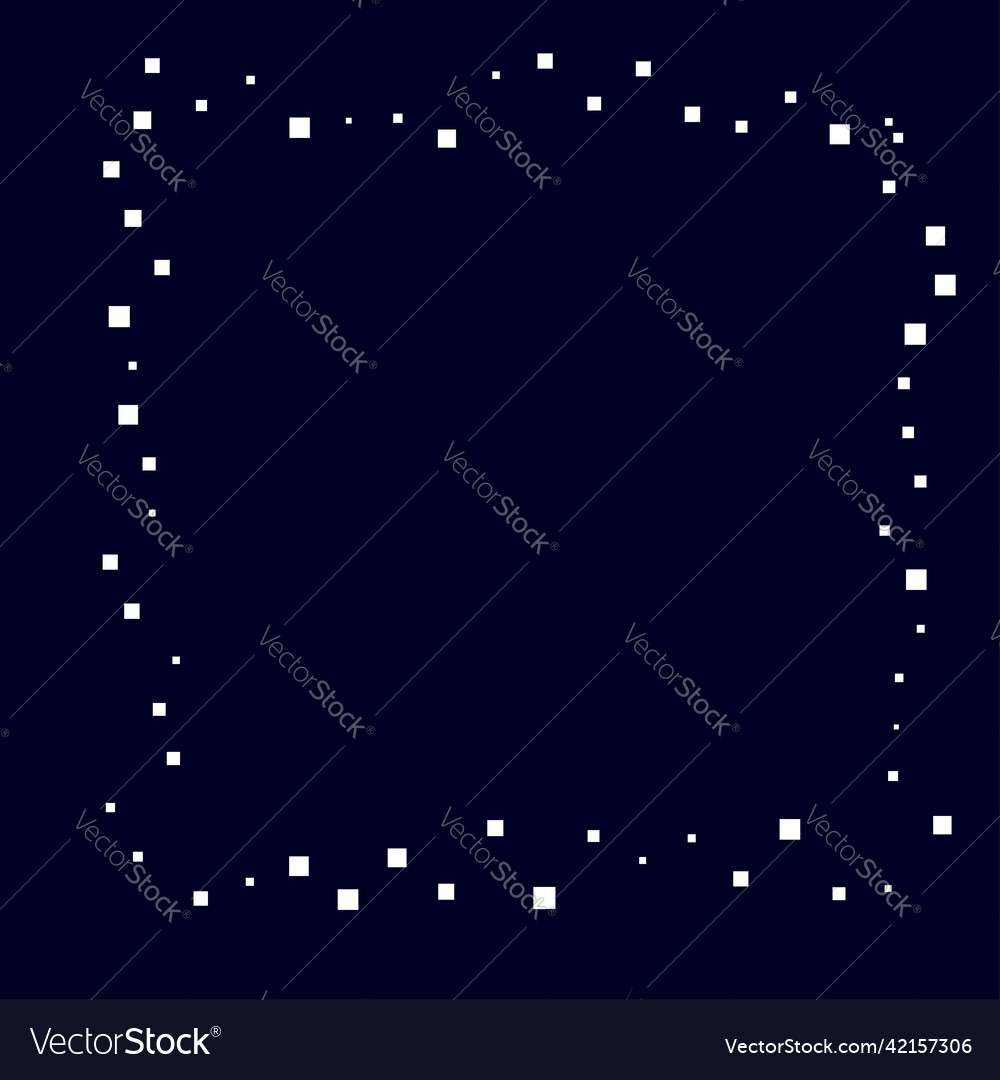 Squares random scattered shapes element Vector Image Squares random scattered shapes element