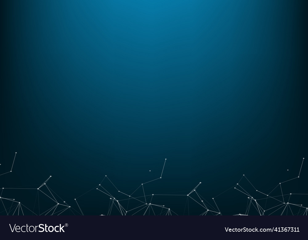 Abstract 3d futuristic dots and lines computer vector image Abstract 3d futuristic dots and lines computer