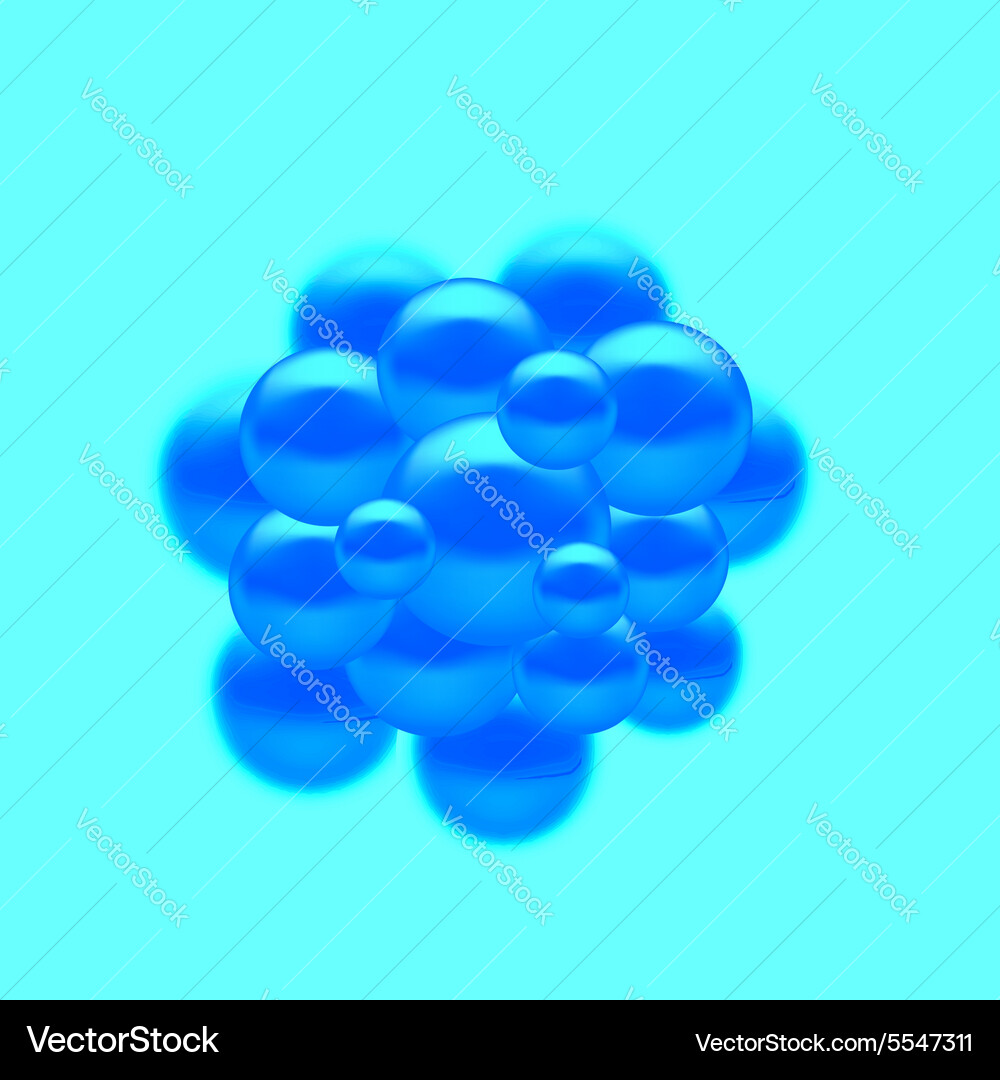 Abstract Molecules Design Royalty Free Vector Image