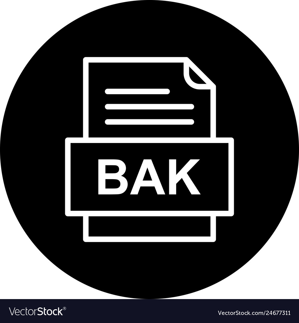 Bak file document icon