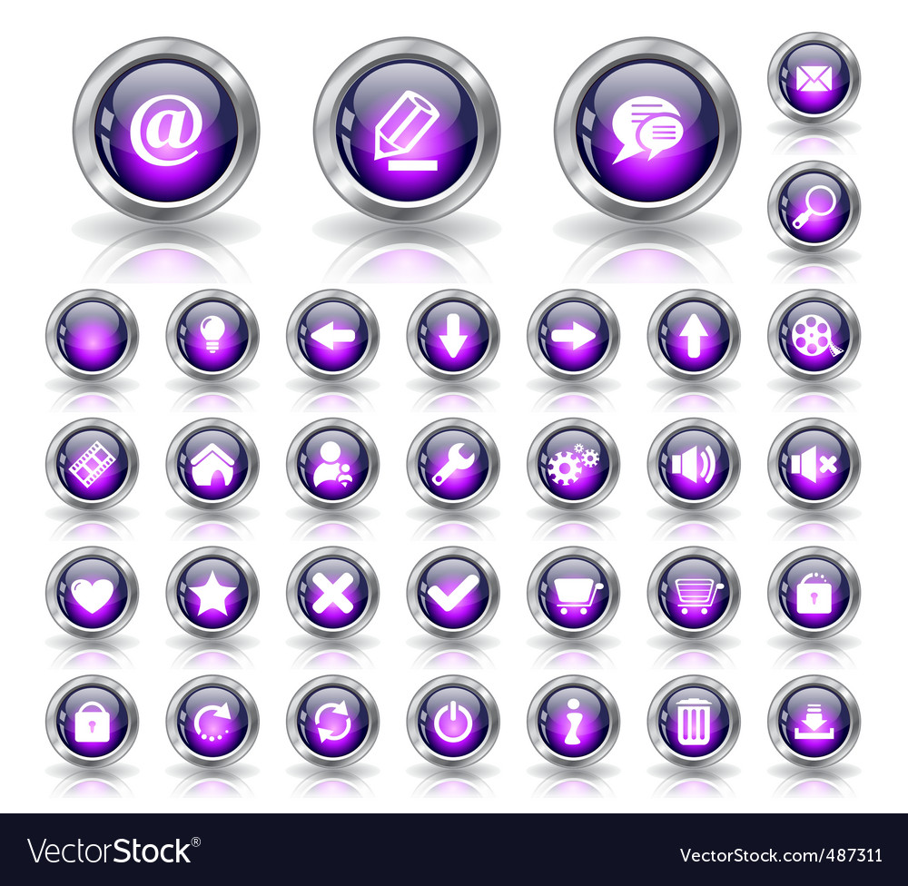 Buttons for web design