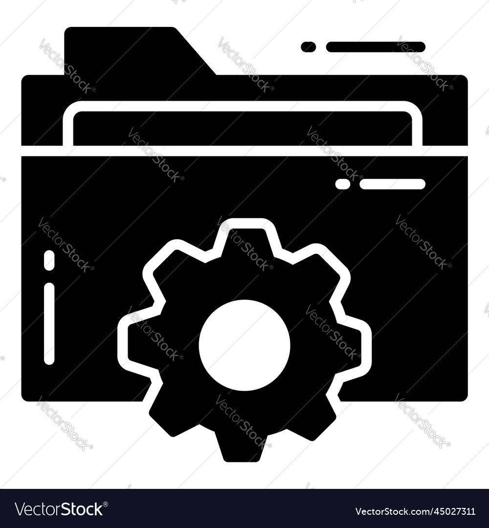 Configuration icon for graphic and web design