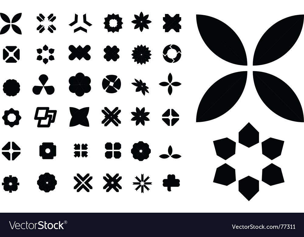 Icons Royalty Free Vector Image - VectorStock