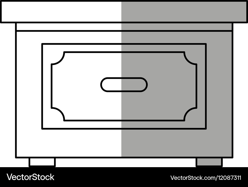 Isolated table of wood design Royalty Free Vector Image