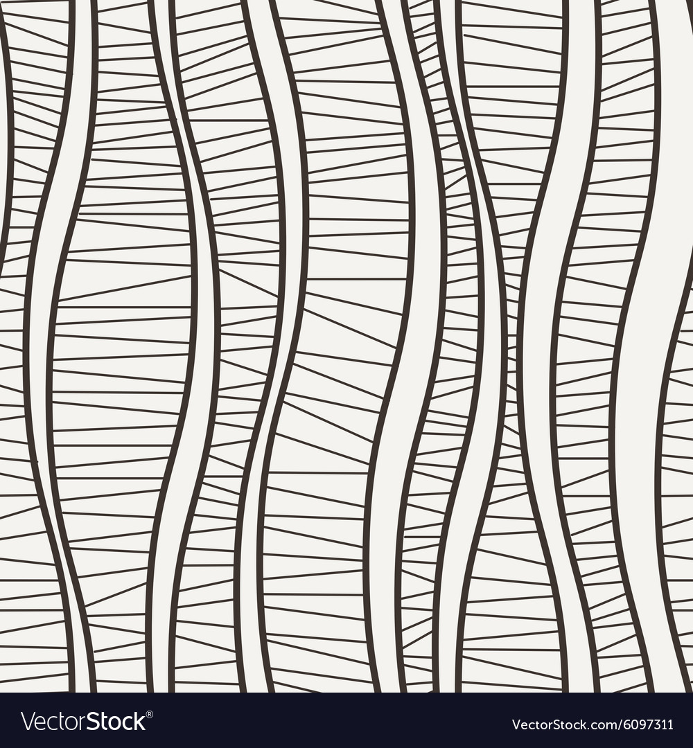 Seamless pattern of wavy lines