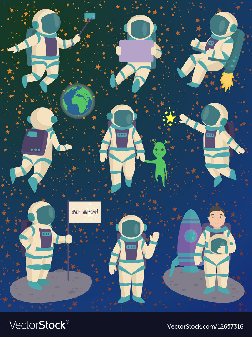 Astronauts in Space