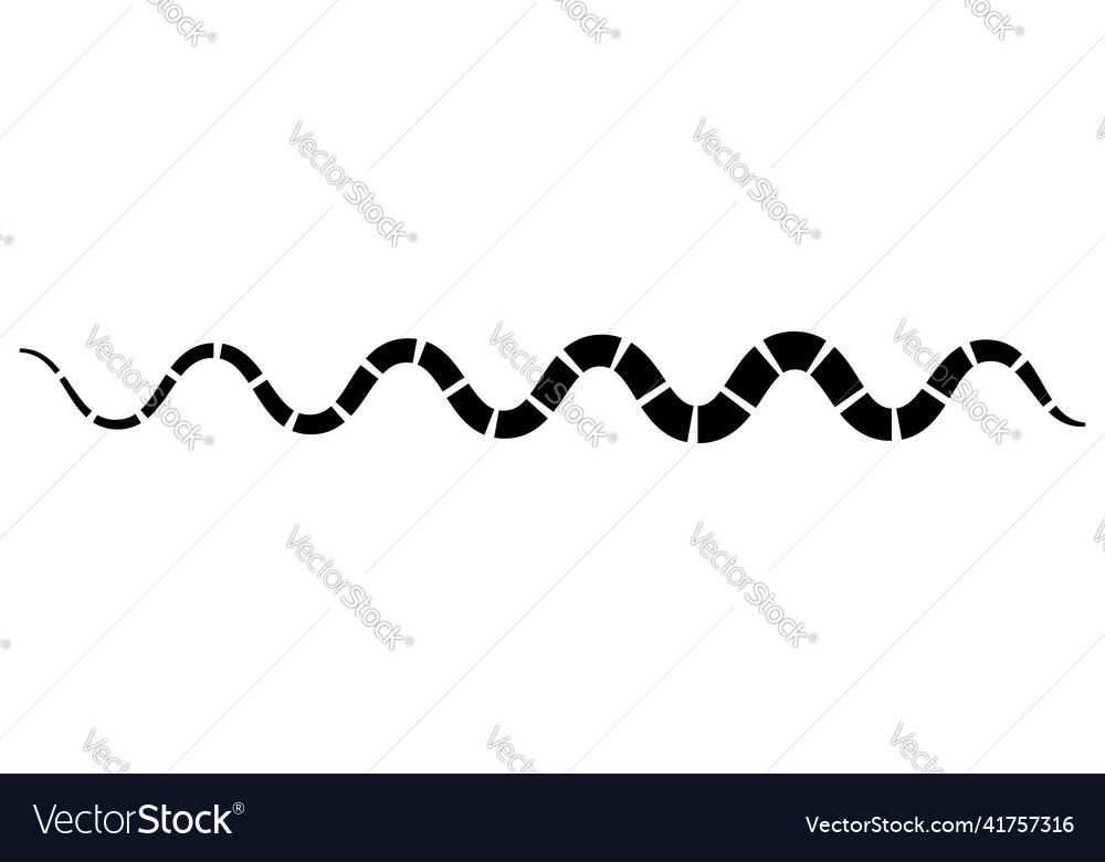 Linienstreifenelement mit verzerrter verformter Wirkung Vector Image Linienstreifenelement mit verzerrter verformter Wirkung
