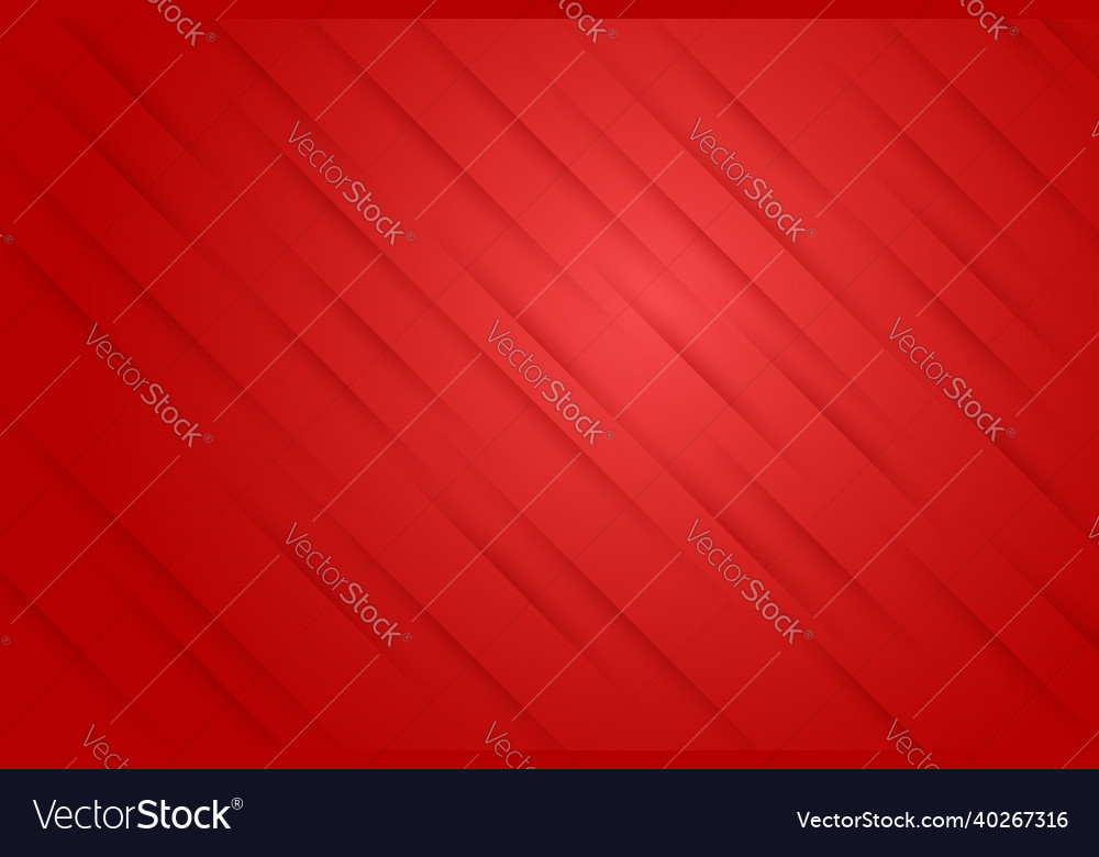 Red Business Background with Lines