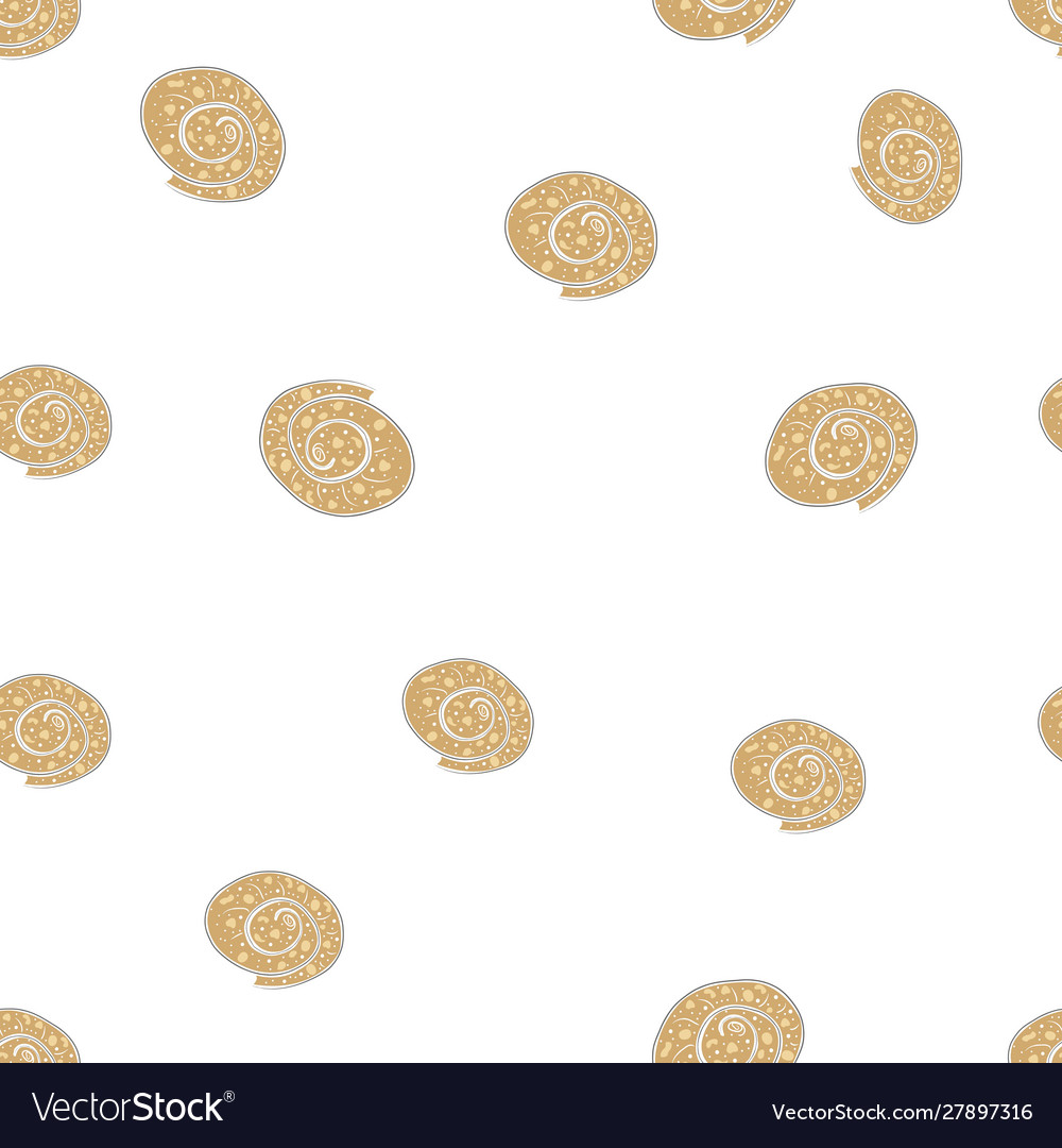 Seamless shell pattern modern digital