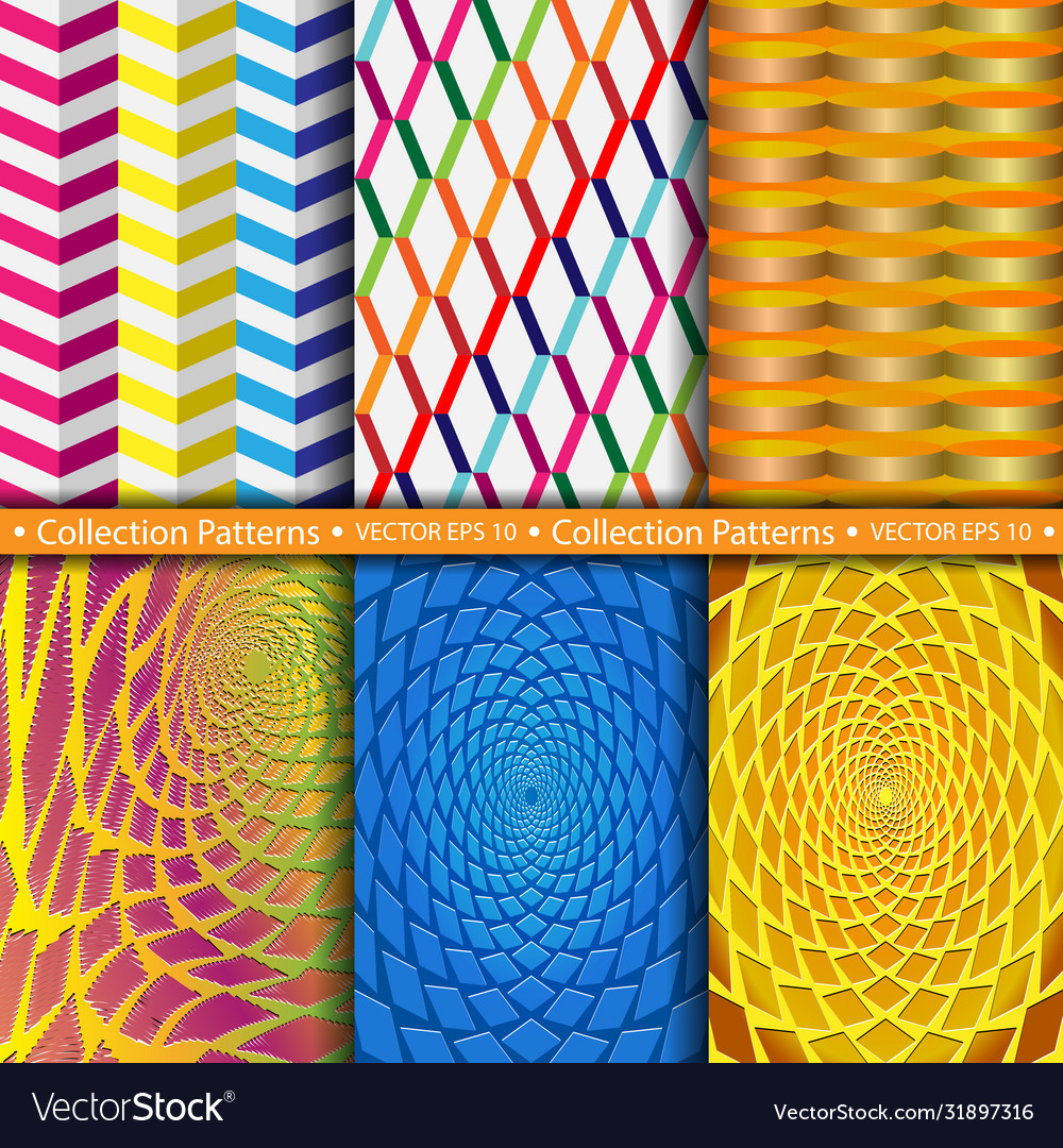 Set patterns for textile design and decoration vector image Set patterns for textile design and decoration