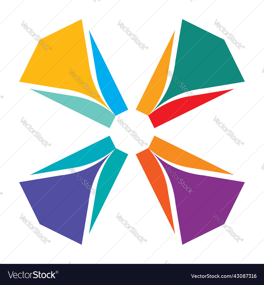 Simple motif mandala shape element circular round