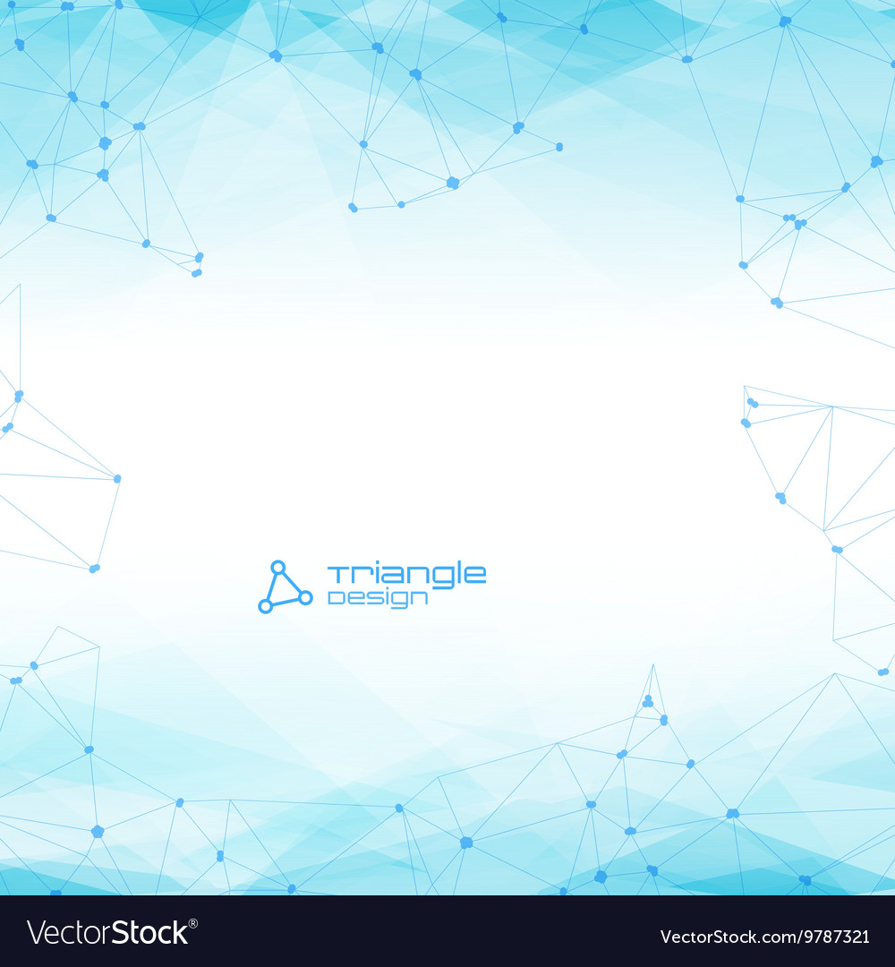 Abstract triangular background