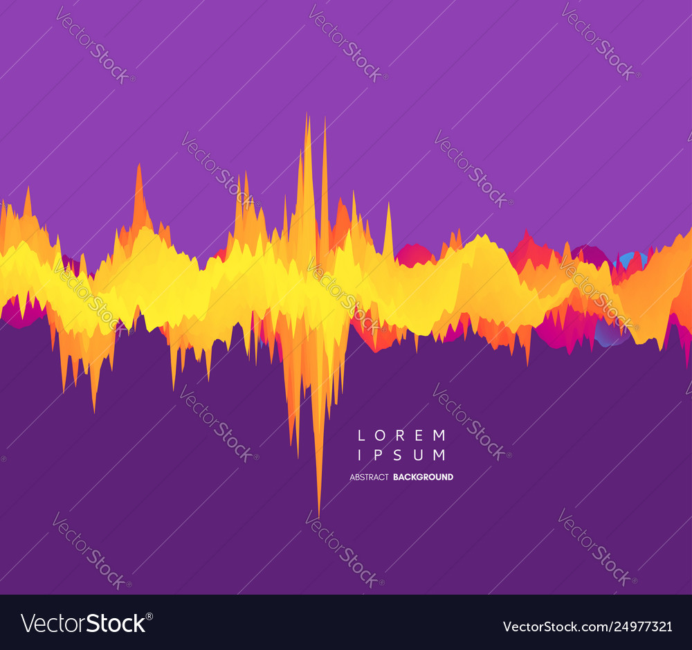 Abstract waveform background 3d technology style