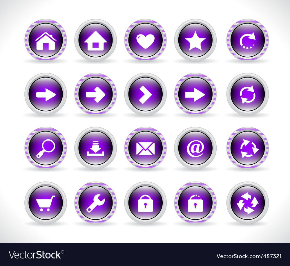 Buttons for web design