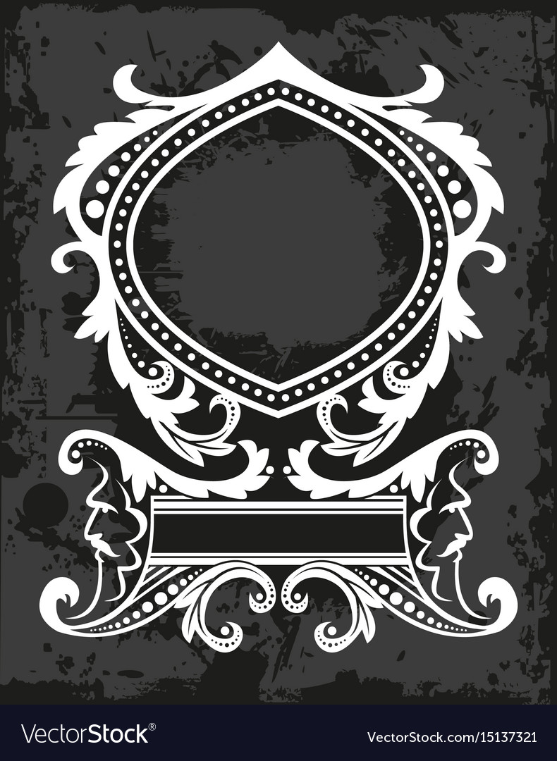 Decorative frame with pattern