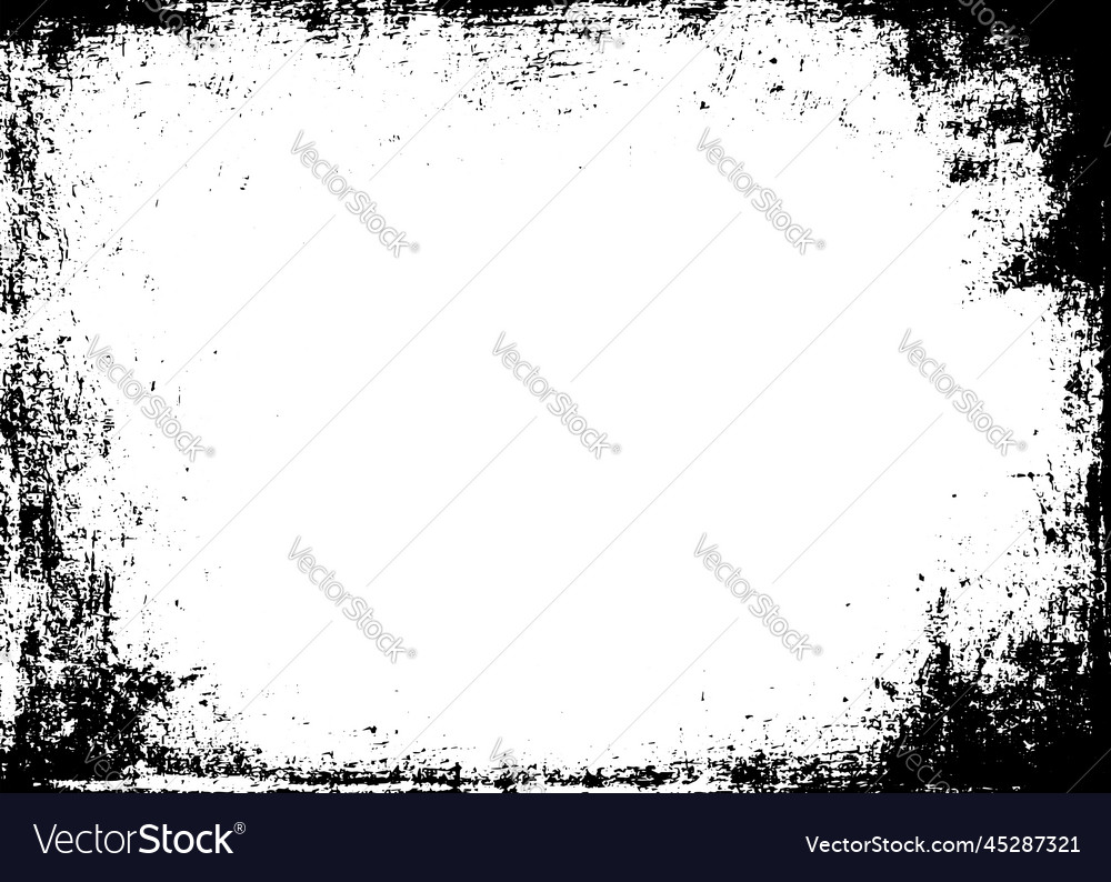 Grunge border texture background abstract frame vector image Grunge border texture background abstract frame