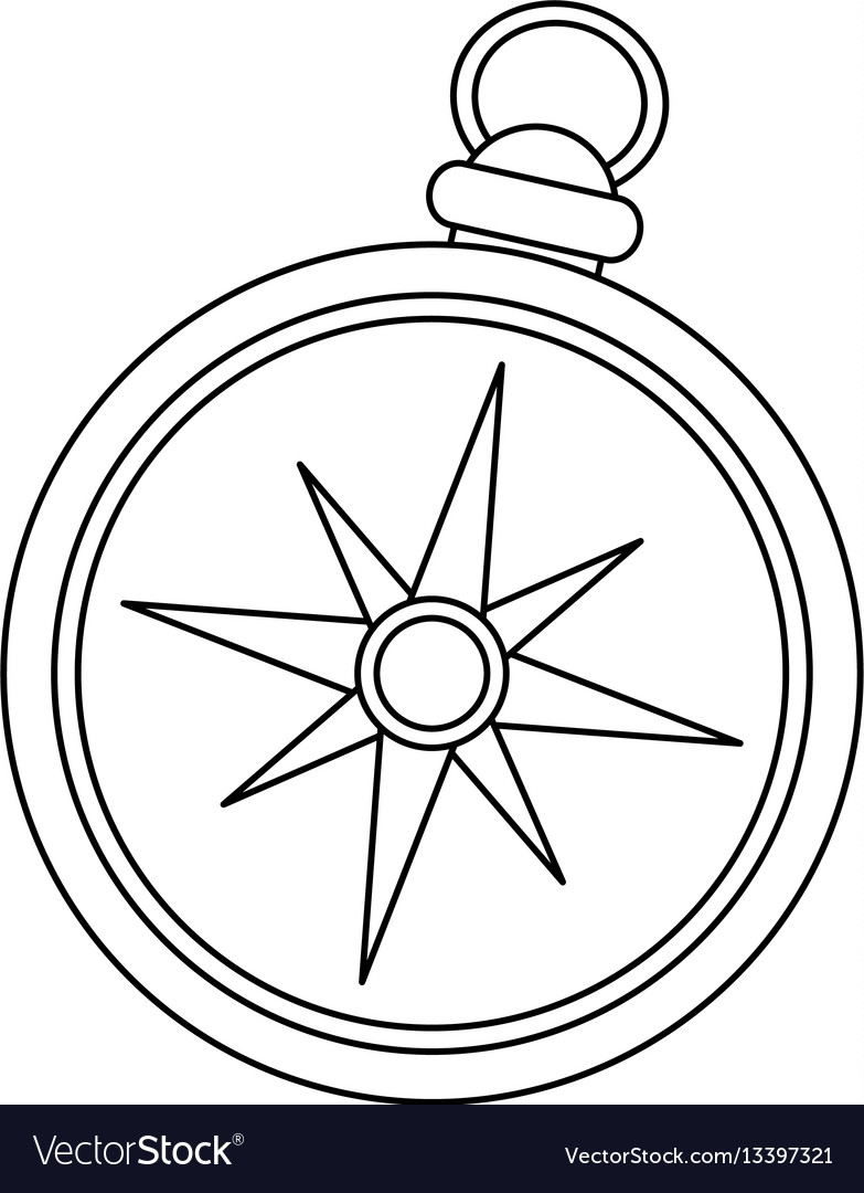 Navigation Compass Icon