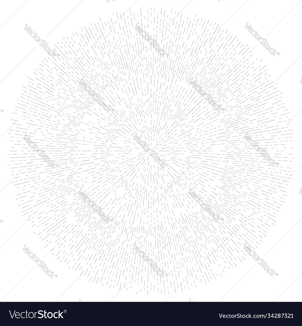 Radial radiating lines abstract burst element vector image Radial radiating lines abstract burst element