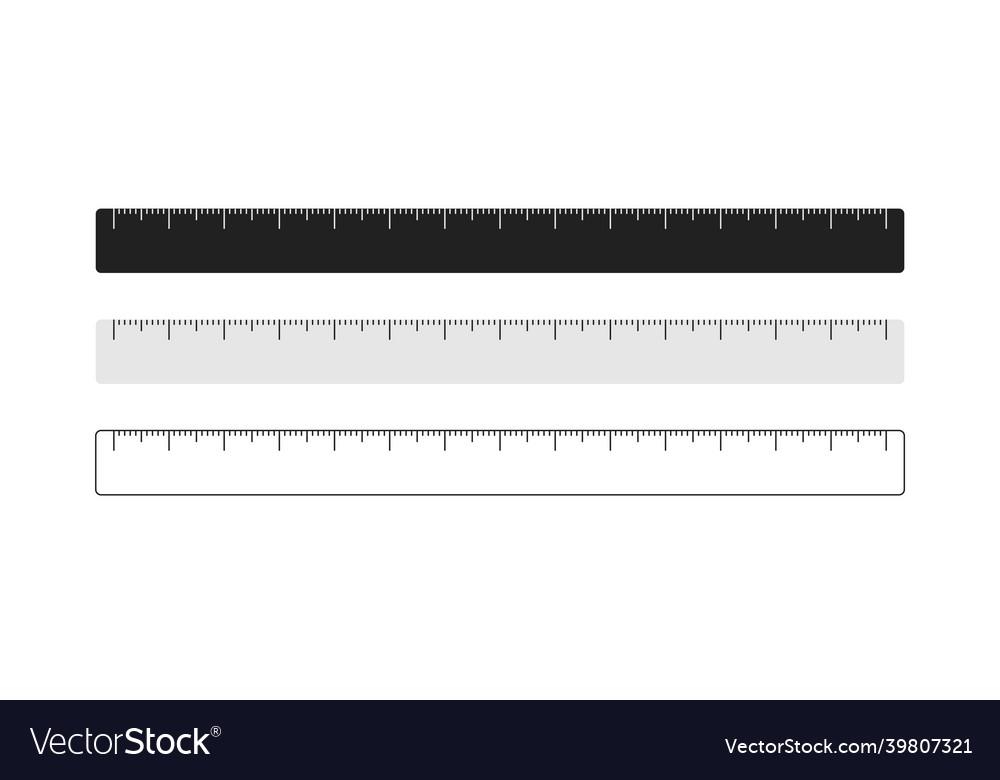 Ruler simple meter scale isolated concept icon