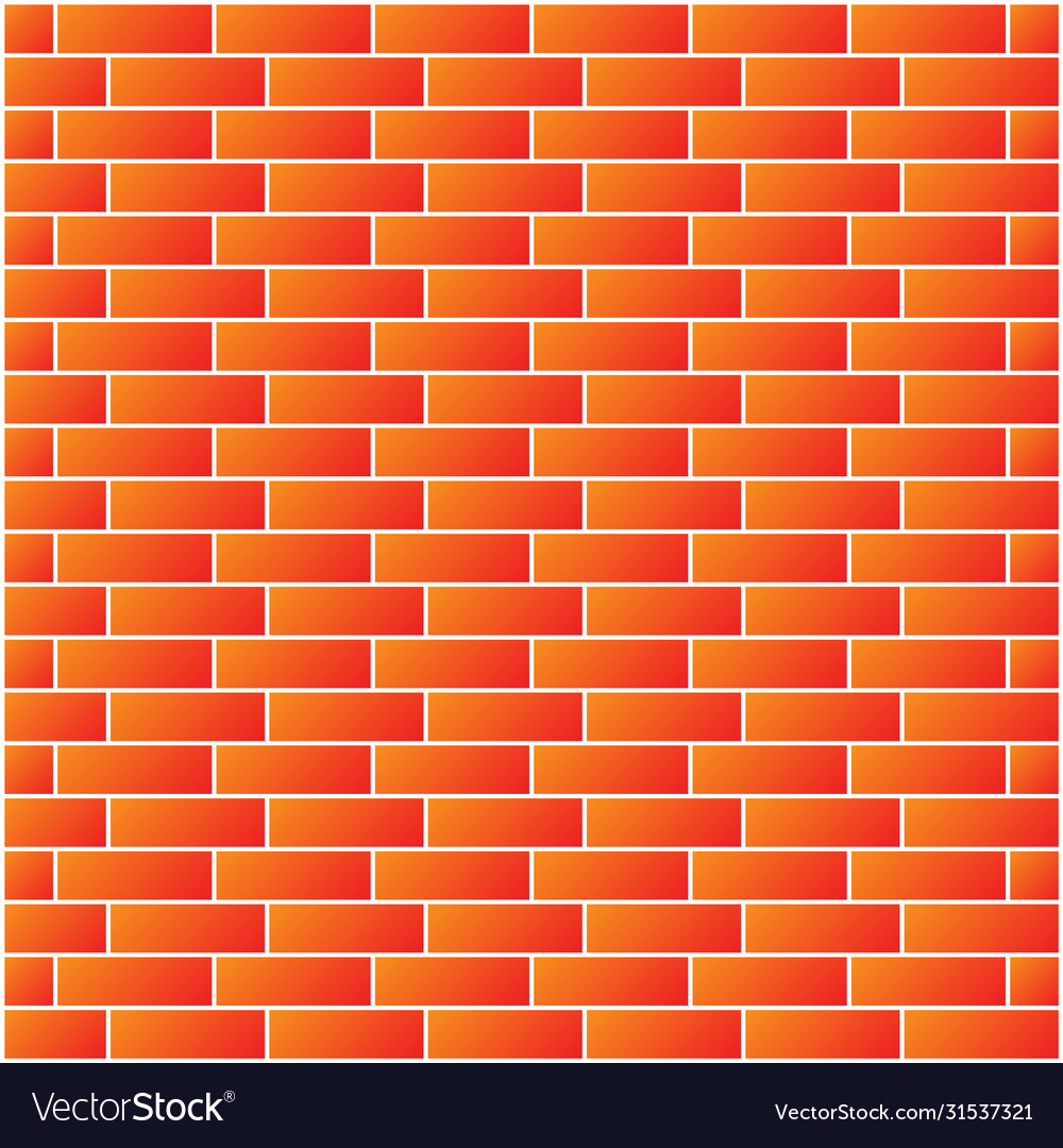 Seamless brick wall background eps10 Royalty Free Vector