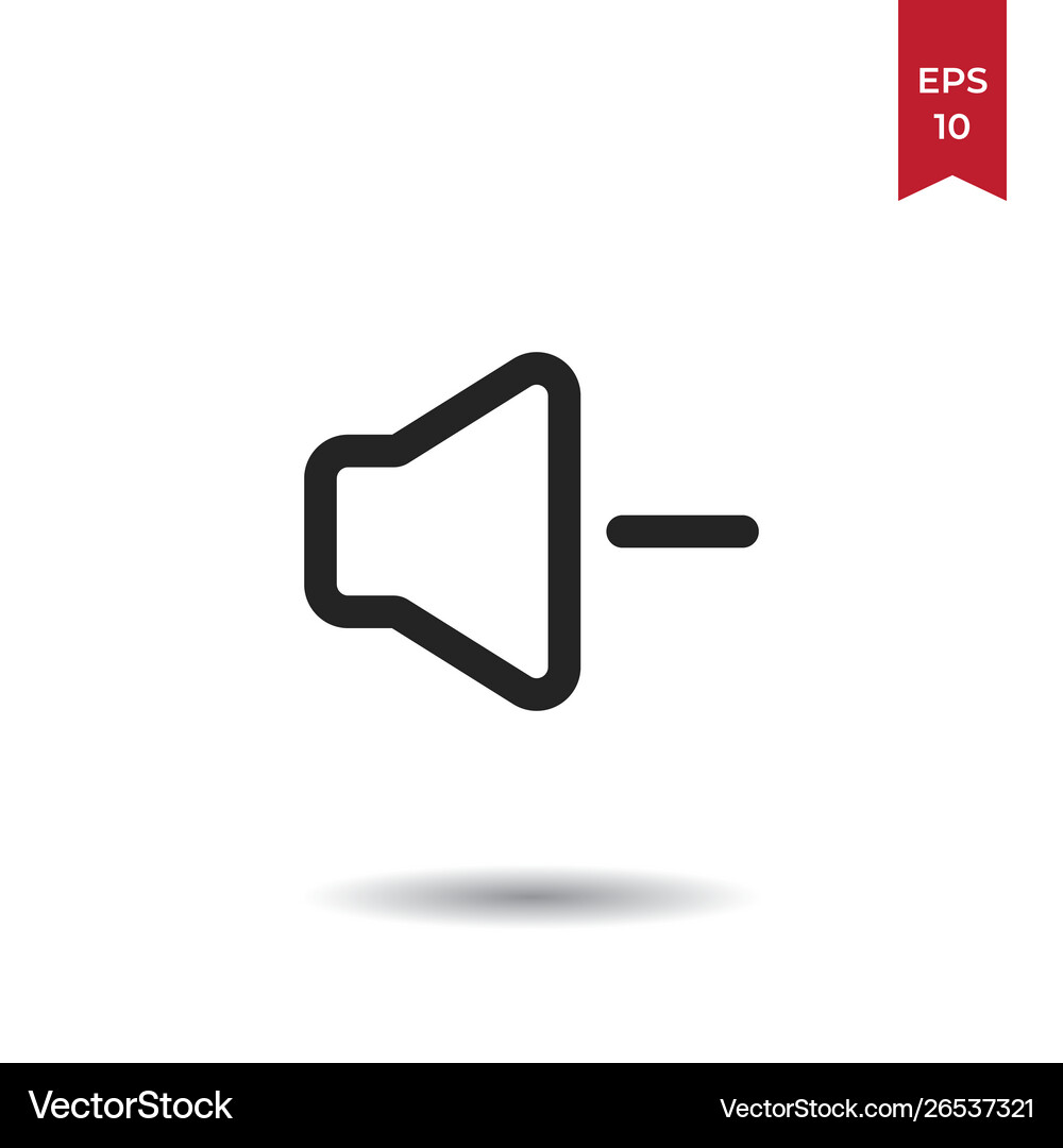 Volume icon Royalty Free Vector Image - VectorStock