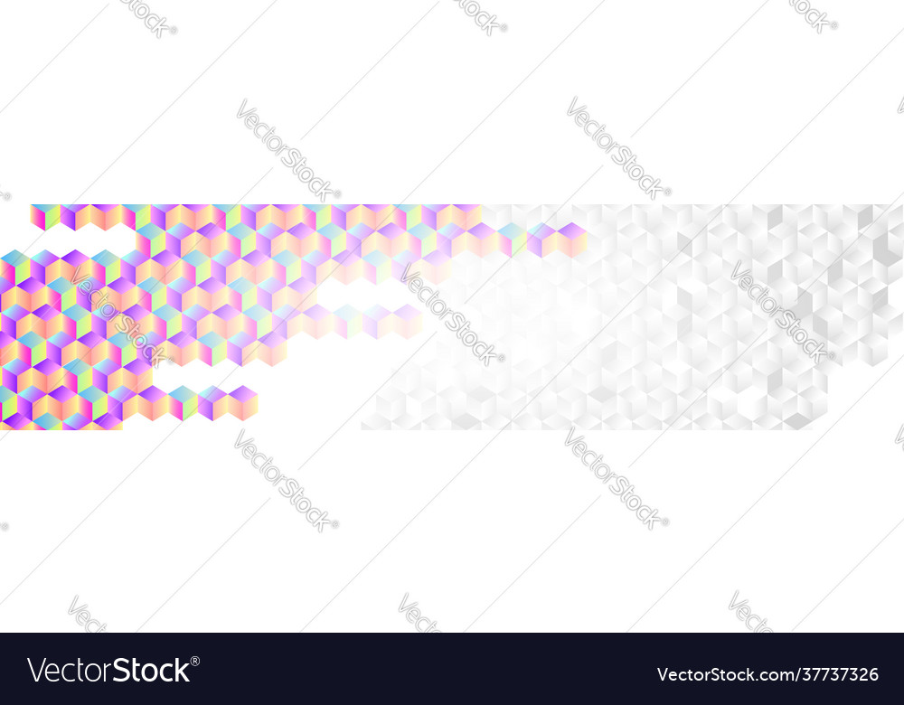 Abstract background with a 3d pattern in colors vector image Abstract background with a 3d pattern in colors
