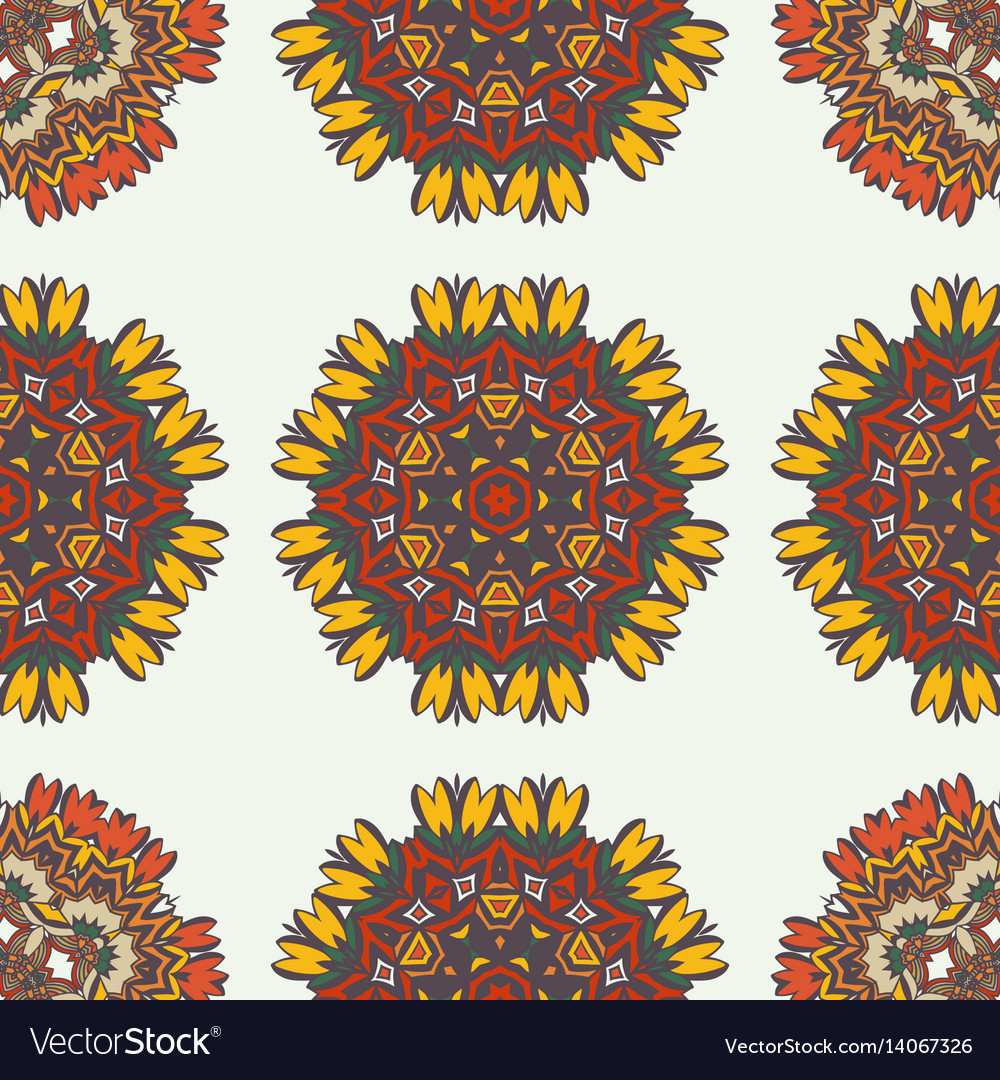 Abstract background with ethnic ornament pattern