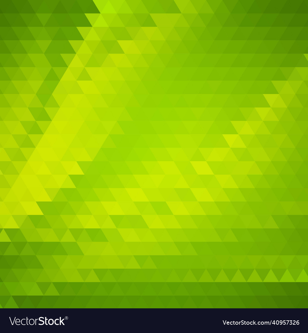 Abstract green background geometric design Vector Image