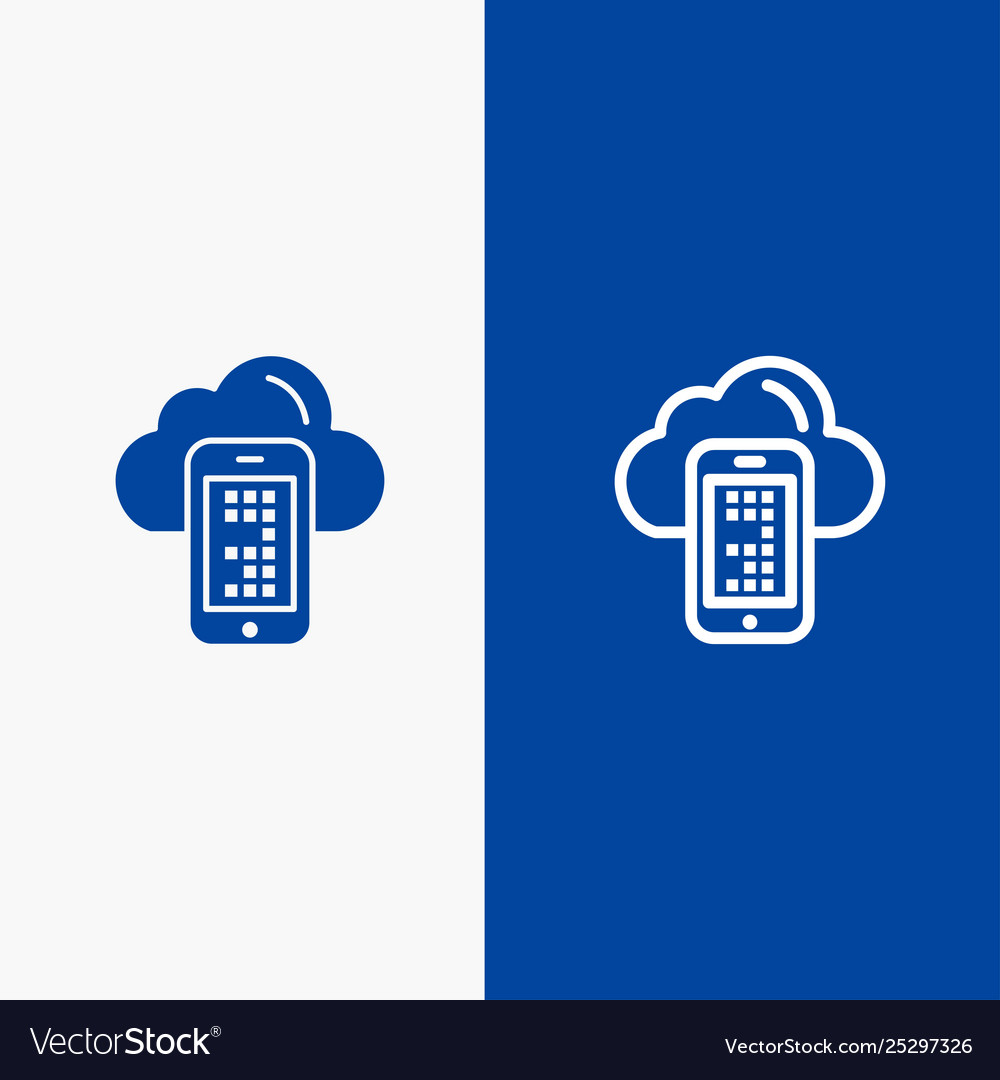 Cloud computing mobile cell line and glyph solid