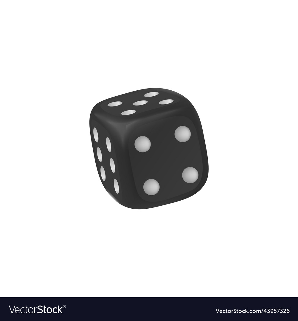 Dice or craps cube for gamble games realistic