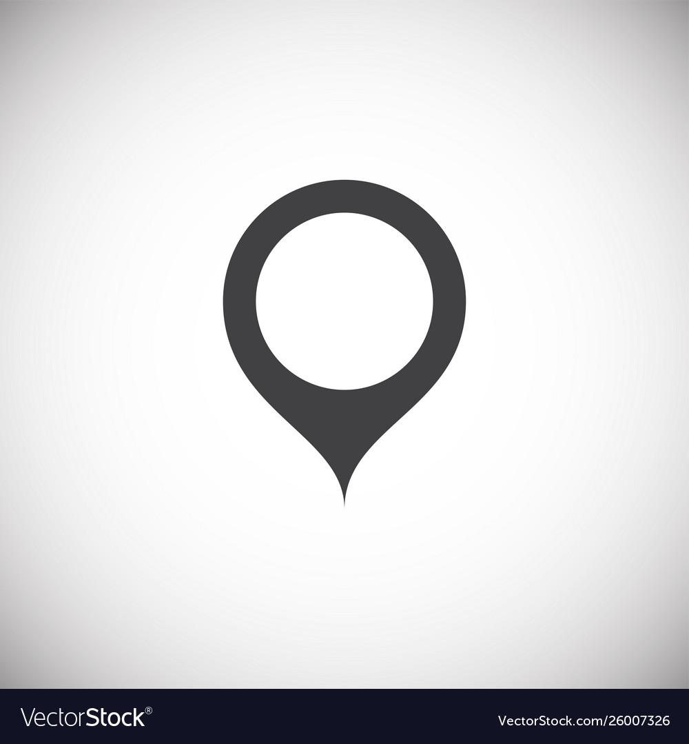 Geolocation related icon on background for graphic