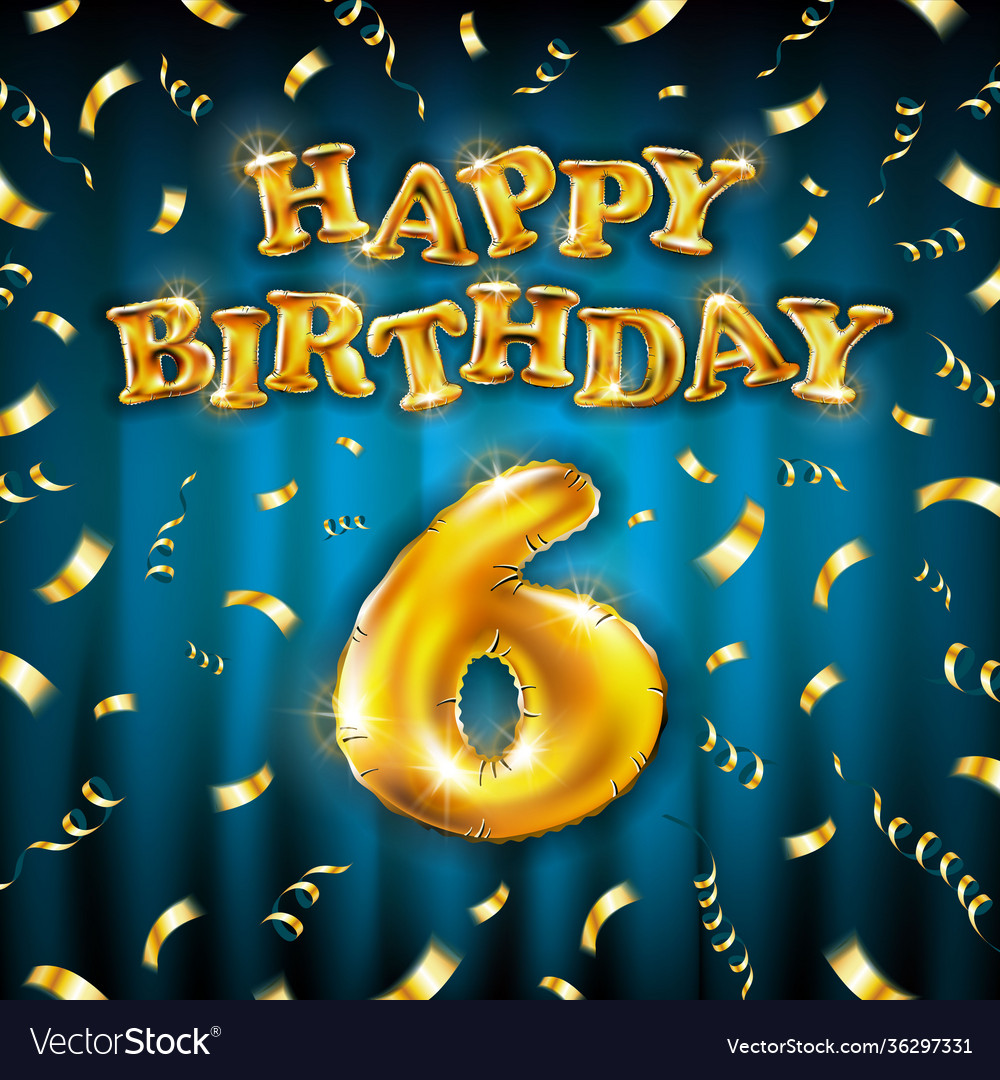 6 happy birthday message made golden