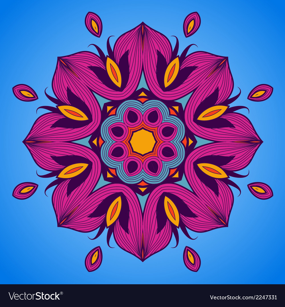 Ornamentale Runde Spitze Muster ist wie mandala