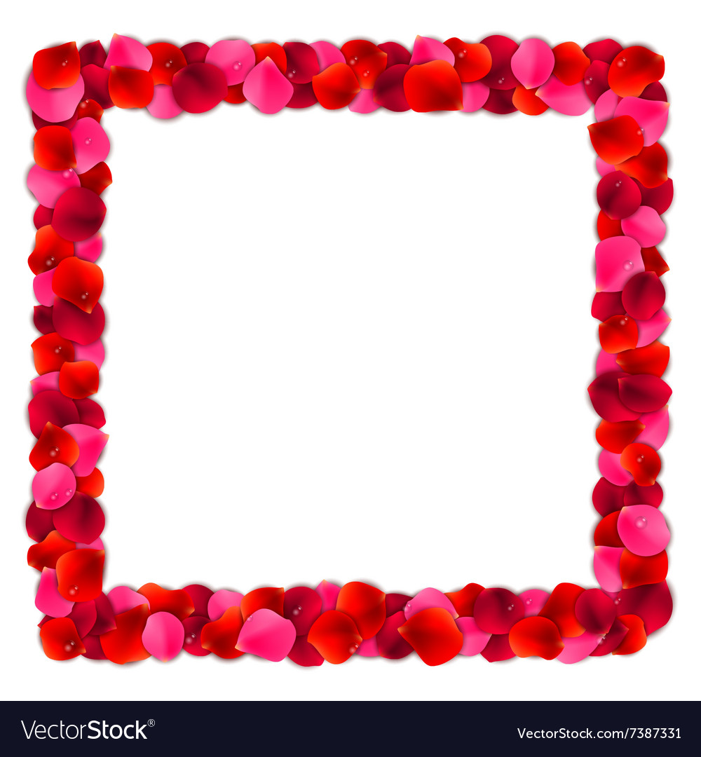 Rose Petal Frame