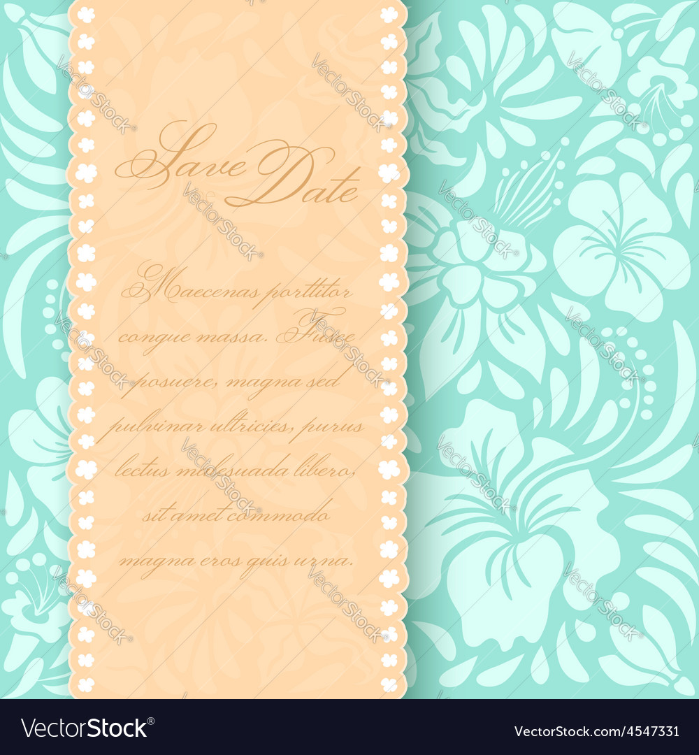 Save the date card