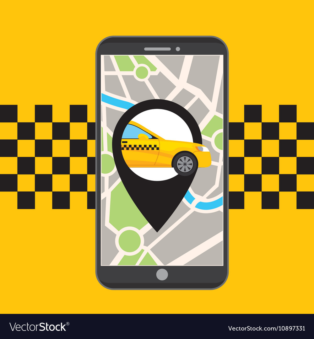 Taxi-Service öffentliche Verkehrsmittel App-Technologie