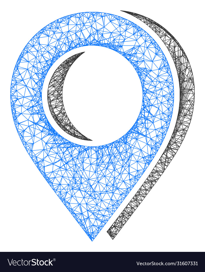 Web net map marker shadow icon