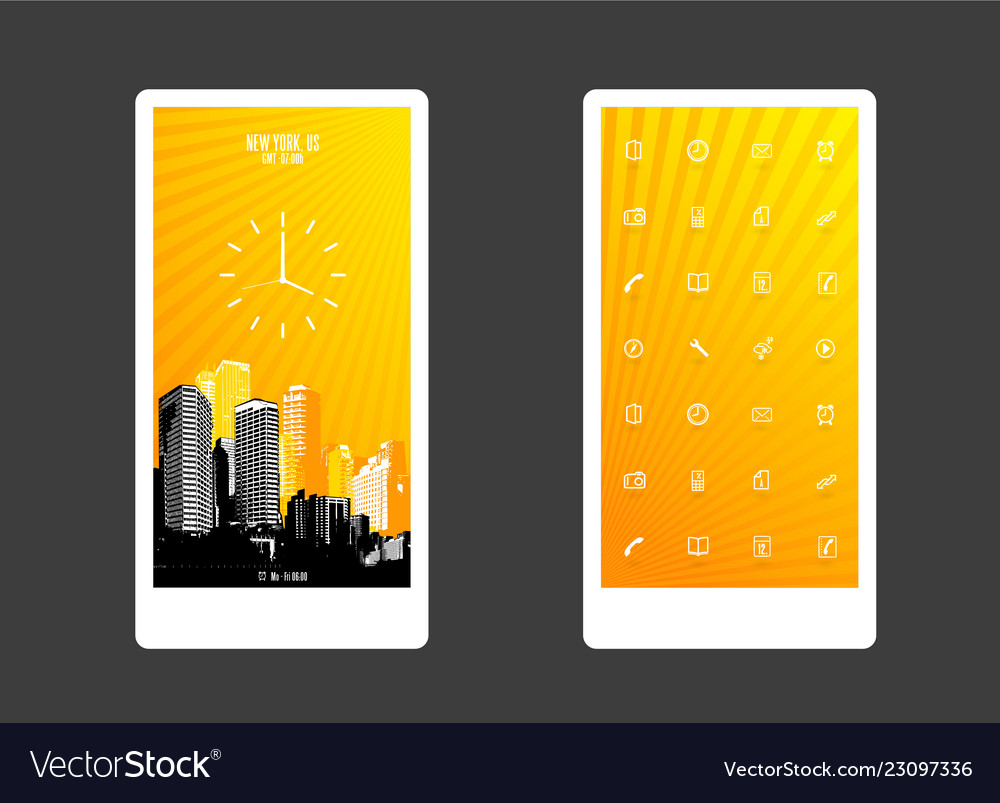 Abstract colored background with different shapes vector image Abstract colored background with different shapes