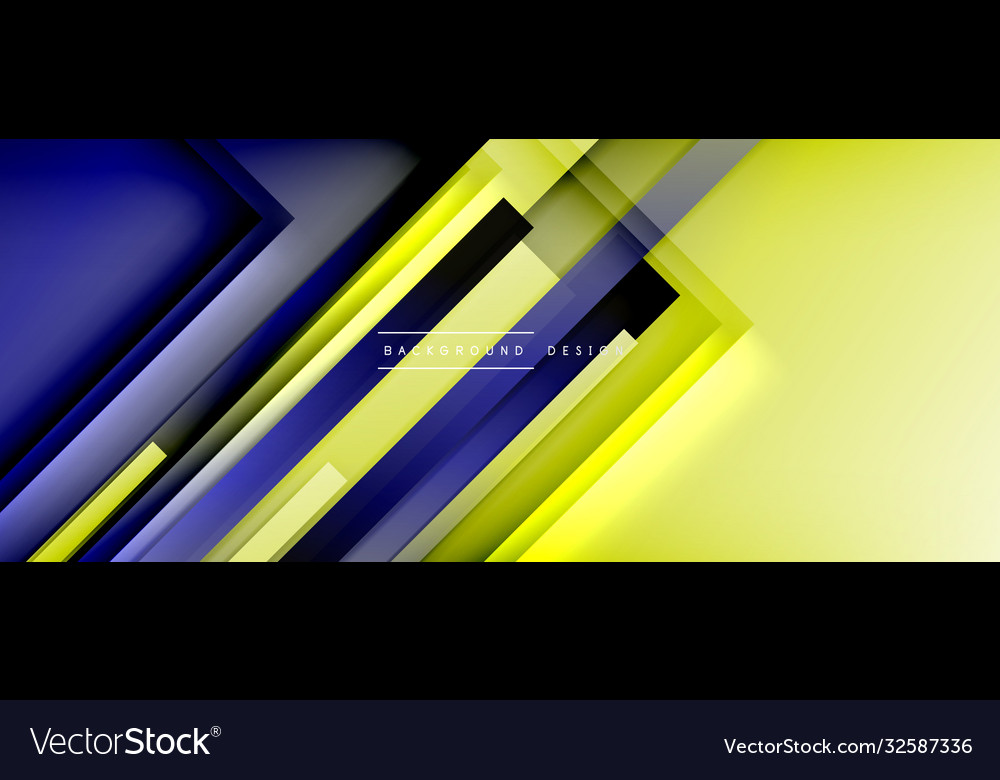 Dynamic lines on fluid color gradient trendy