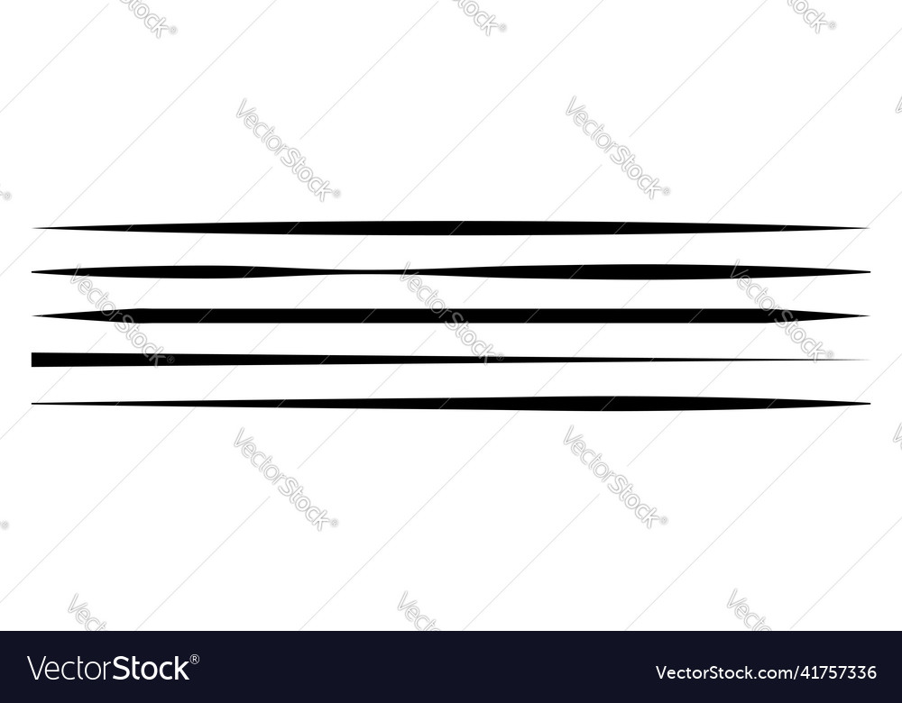 Line stripe element with distorted deformed effect Vector Image Line stripe element with distorted deformed effect