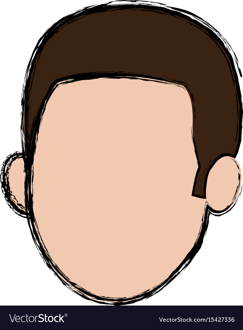 Man character head default male image