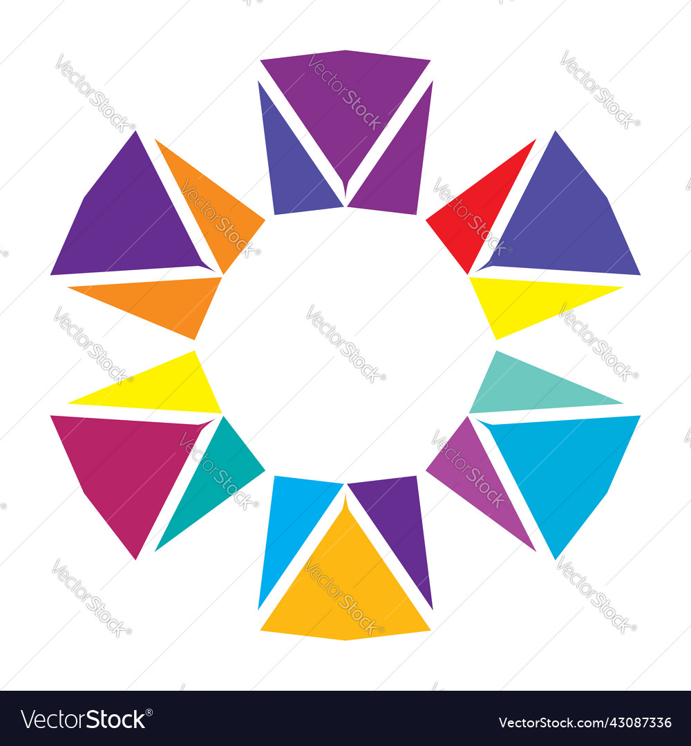 Simple motif mandala shape element circular round Vector Image Simple motif mandala shape element circular round