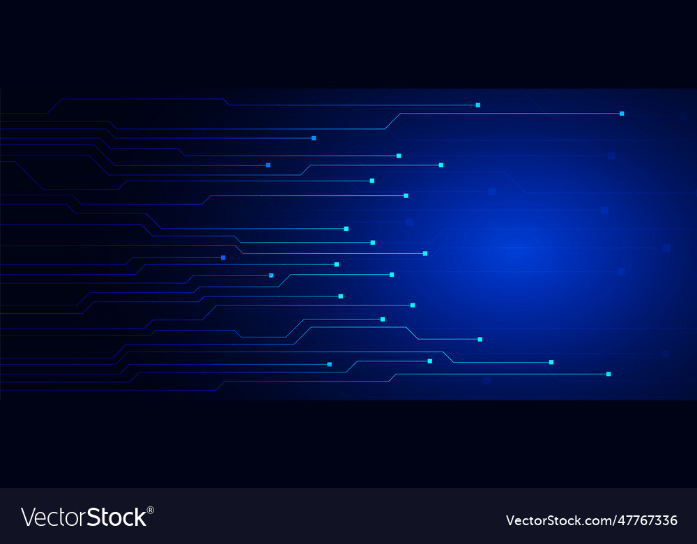 Technology background with hi-tech digital data vector image Technology background with hi-tech digital data